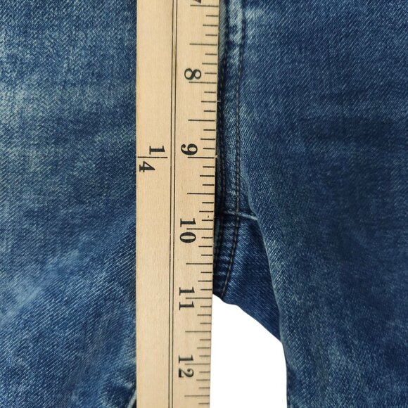 American Eagle Super Stretch Hi Rise Jegging Womens 8 Jeans Denim Distressed - Picture 14 of 15